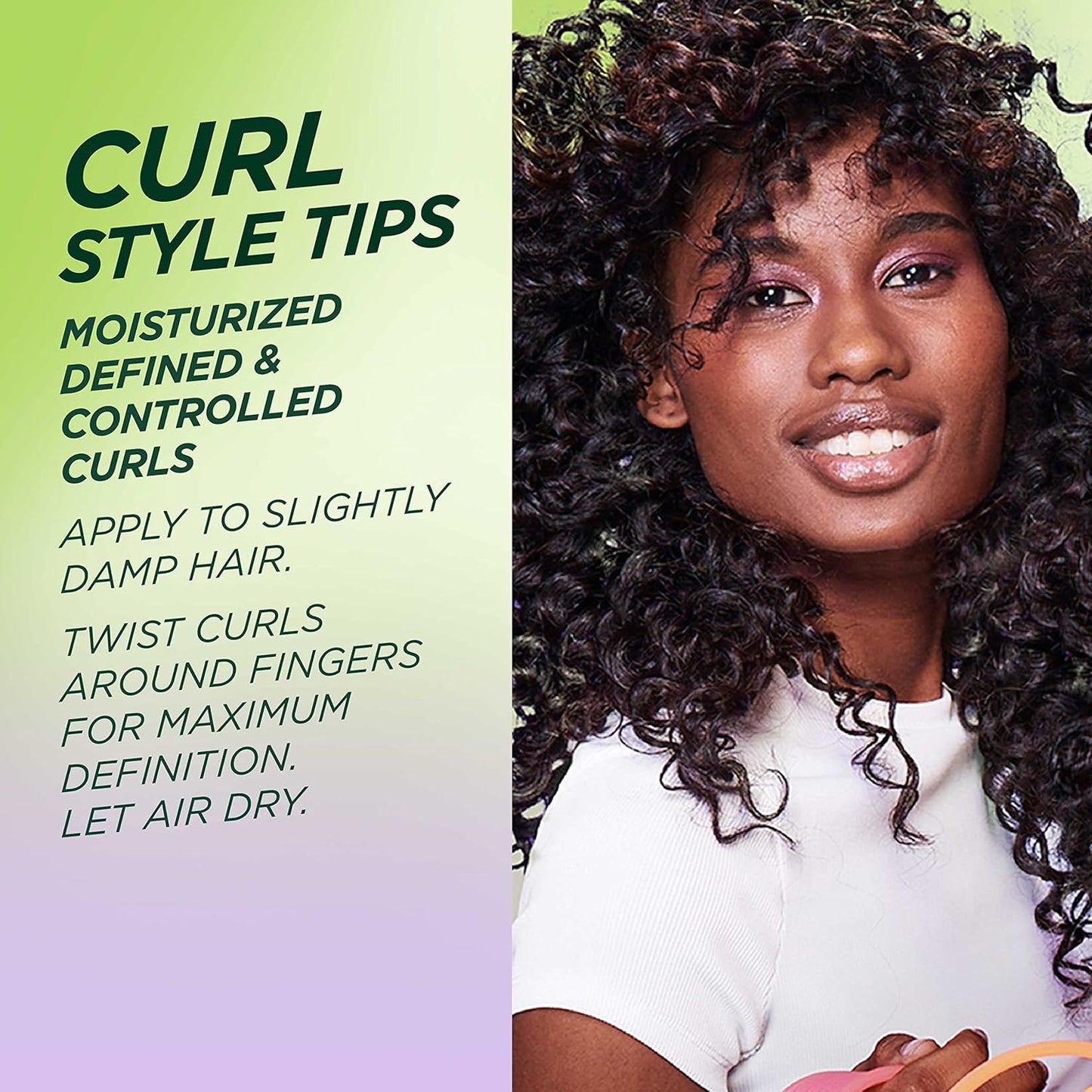 Fructis Style Curl Sculpt Conditioning Cream Gel for Bounce & Moisture, 5.1 Fl Oz, 1 Count (Packaging May Vary)