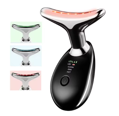 Neck & Face Massager with 3Colour Modes for Skin